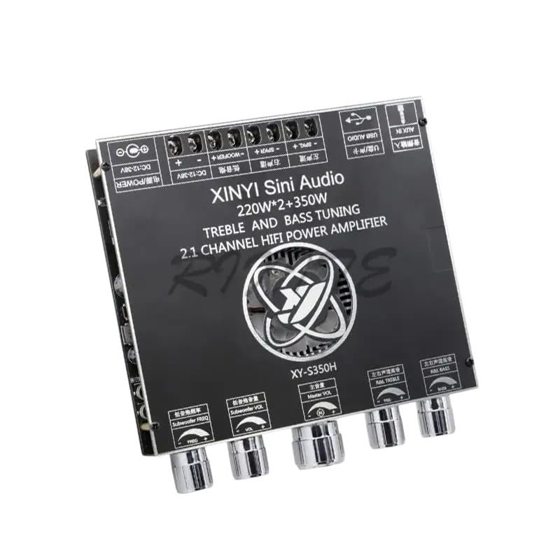 220W*2+350W Bluetuth 5.1 TPA3251D2 Subwoofer Audio Power Amplifier Board 2.1 Channel Class D Home Theater Aux New 2025 High for Reliable Electronic Component, Precision, Stable Performance