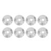 DIYEAH Heavy-Duty Carbon Steel Speaker Base 8PCS Silver Speaker Spike Pad for Isolation and Stability Compatible Amplifiers and Turntables view 1