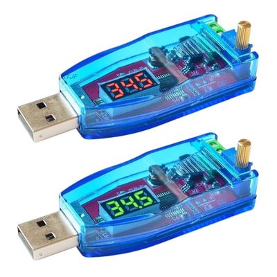DC-DC 5V to 3.3V 9V 12V 24V Usab Step Up/Down Power Supply Module Adjustable Boost Buck Converter Out Dc 1.0V-24V with Case New 2025 High for Reliable Electronic Component Precision,