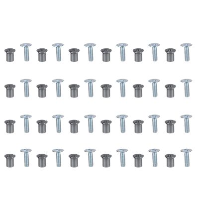 24 Sets Metal Screws Customized Nab HUB Take Up Reel Screws for 1/4'' Projects