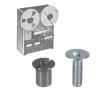 24 Sets Metal Screws Customized Nab HUB Take Up Reel Screws for 1/4'' Projects view 2