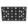 Multi-Hole Cheese Easy Plate Aluminum Alloy Cheese Plate Extension Plate for Shot Rods DSLR Accessory view 4