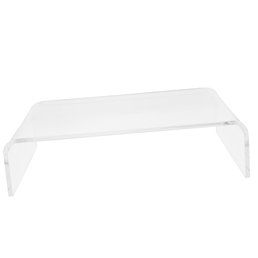 ARTIBETTER Monitor Riser for Monitors Acrylic Computer Desk Stand Easels for Display Keyboard Storage