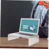 ARTIBETTER Monitor Riser for Monitors Acrylic Computer Desk Stand Easels for Display Keyboard Storage view 3