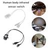 Motion Sensoring Switches USB 5 to 24V Motion Activated Sensoring Switches ABS Switches for LED Strips Suitable for Indoor Use view 2