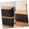 VILLCASE 2pcs Firm Cable Management Box Wire Storage Boxes for Home Office Study Room Gaming Equipment view 2