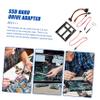 Balacoo 1set Ssd Hard Drive Mounting Bracket Kit Easy Installation Compatibility Drives Includes Power and Data Cables for Desktop Use view 3