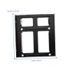 Balacoo 1set Ssd Hard Drive Mounting Bracket Kit Easy Installation Compatibility Drives Includes Power and Data Cables for Desktop Use view 4