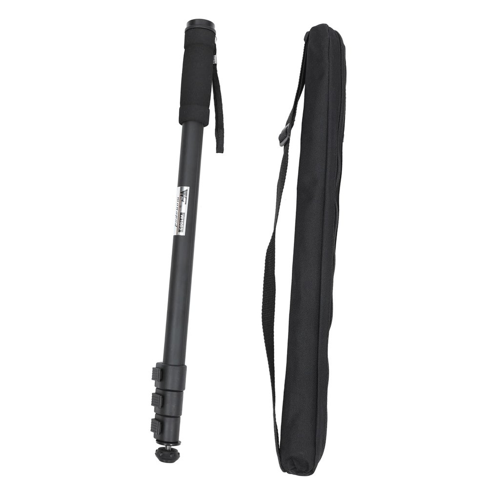 TEHAUX Lightweight Aluminum Alloy Travel Monopod Camera Stick Pole for Compact Cameras Phones Height Portable Design for Photography Enthusiasts
