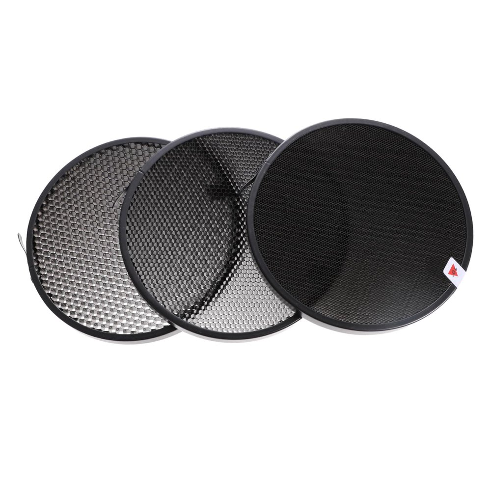 DIYEAH 1set Honeycomb Grid Photography Lamp Shade Light Modifier for Studio Strobe Flash Directional Lighting Quick Release Design