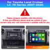 Car Radio Stereo for Toyota Land Cruiser LC 70 Series 2007-2020, Android 13, 9" IPS Touch Screen Upgrade Dash Kit with CarPlay & Android Auto, GPS Navigation DSP SWC 5G WiFi Camera Brown 8CORE 4+64GB view 2