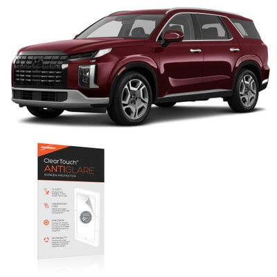 BoxWave Screen Protector Compatible with Hyundai 2025 Palisade Infotainment Display (12.3 in) - ClearTouch Anti-Glare (2-Pack), Anti-Fingerprint Matte Film Skin