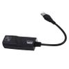 HOMSFOU 1000m USB Ethernet Adapter Network Card Gigabit Ethernet Adapter for Easy to Install Black view 1