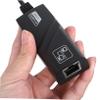 HOMSFOU 1000m USB Ethernet Adapter Network Card Gigabit Ethernet Adapter for Easy to Install Black view 3