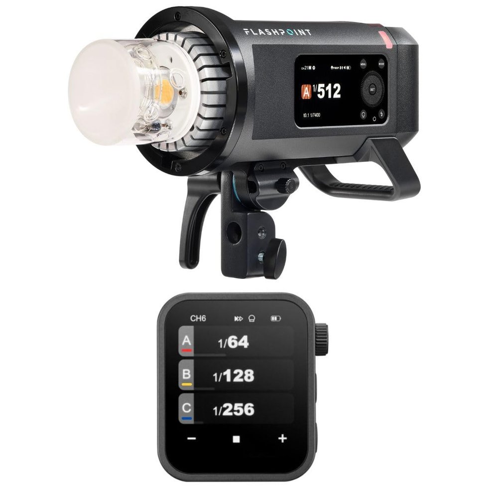 Flashpoint XPLOR 600 PRO II R2 TTL AIO Flash,w/Nano Trigger for Fujifilm