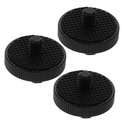 3PCS Hot Shoe Mount Adapter Set for DSLR Cameras 1/4 Inch Metal Cold Shoe Flash Bracket Compatible Camera Tripods and Lighting Equipment