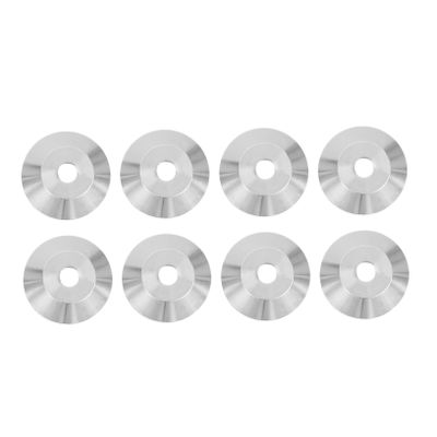 LALAFINA 8pcs Speaker Spike Isolation Stand Feet Heavy-Duty Base Pad Shockproof and Antiskid Design for Speakers Turntables and Amplifiers