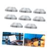 LALAFINA 8pcs Speaker Spike Isolation Stand Feet Heavy-Duty Base Pad Shockproof and Antiskid Design for Speakers Turntables and Amplifiers view 4