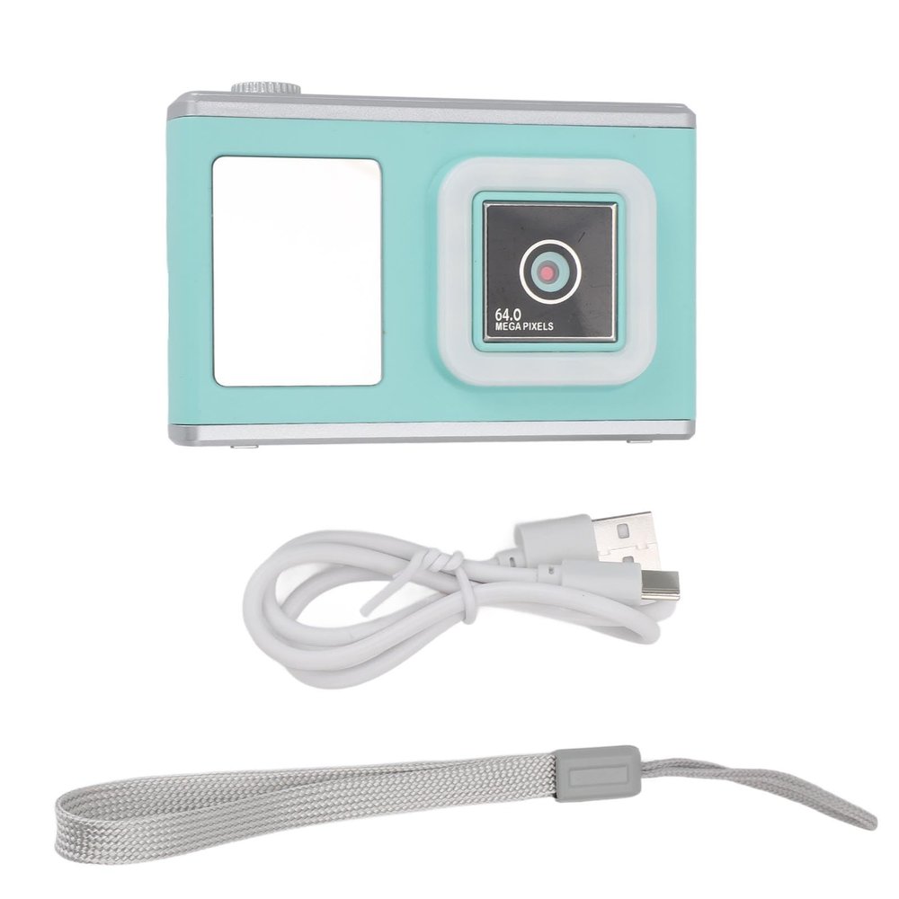 1080P Digital Camera Toy for Girls Boys 3-12 Year Old Retro Digital Video Camera with 2.4 Inch IPS Screen Compact Small Camera Birthday Present (Green)