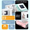 1080P Digital Camera Toy for Girls Boys 3-12 Year Old Retro Digital Video Camera with 2.4 Inch IPS Screen Compact Small Camera Birthday Present (Green) view 3