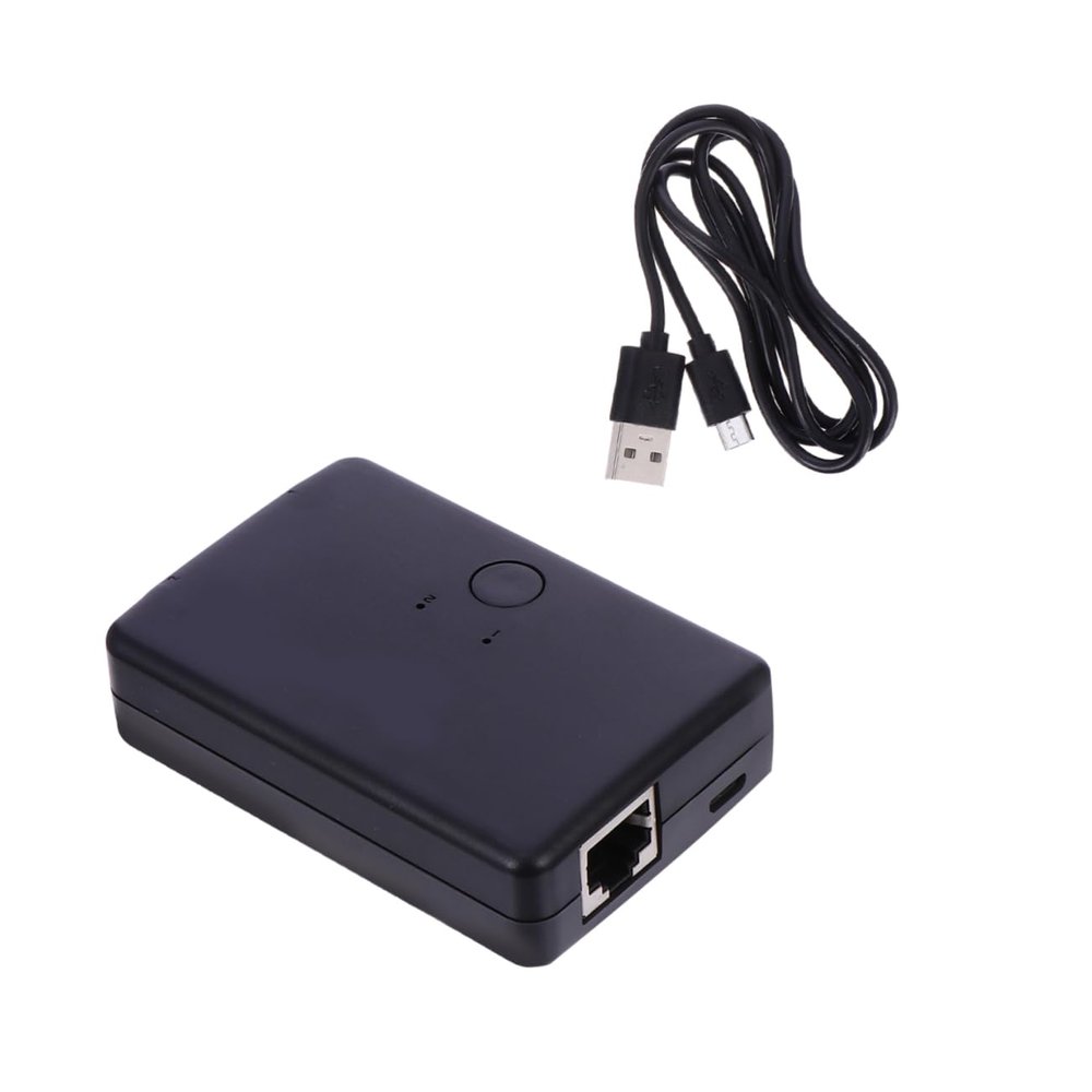 Gadpiparty Splitter Adapter Ethernet Port Splitter Compact Network Fanless Design Easy Setup