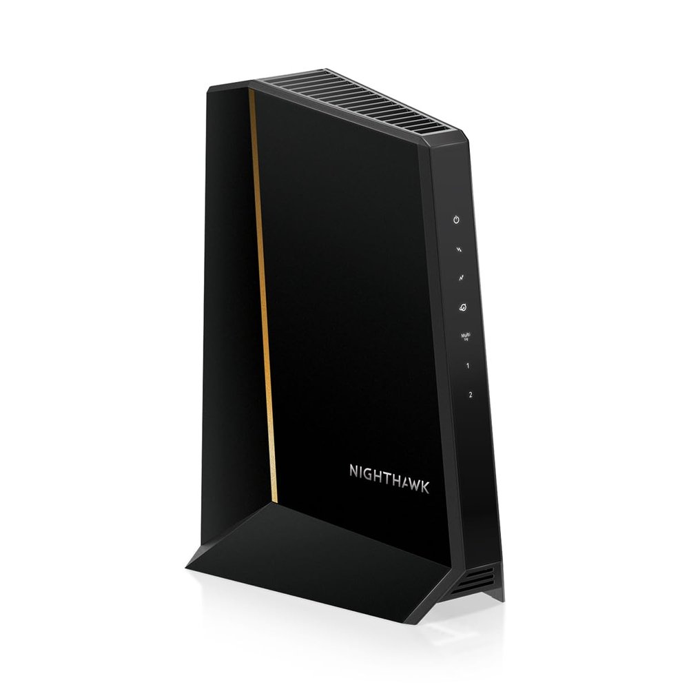 NETGEAR CM3000-100NAR Nighthawk CM3000 DOCSIS 3.1 Mid/high-Split Cable Modem, Up to 2.5Gbps, Black - Certified Refurbished