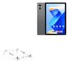 BoxWave Stand and Mount Compatible with Umidigi G7 Tab Pro - Pocket Aluminum Stand 3-in-1, Portable Multi Angle Viewing Riser - Metallic Silver view 1