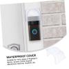 TEHAUX Doorbell Rain Cover for Fingerprint and Access Control Machines Easy Installation Reinforced Protects from Hail and Rain Suitable for Outdoor Use view 3