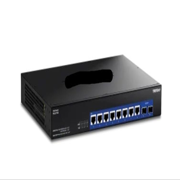 TEG-S7102 10-Port 10G Unmanaged Switch (8 x 10G RJ-45 Ports, 2 x 10G SFP+ Ports)