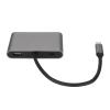 5 in 1 USB C Hub, Supports 3 Monitors with 4K Resolution, 100W PD Fast Charging, USB 3.0 Data Transfer, VGA Ports, Aluminum Alloy Material view 2
