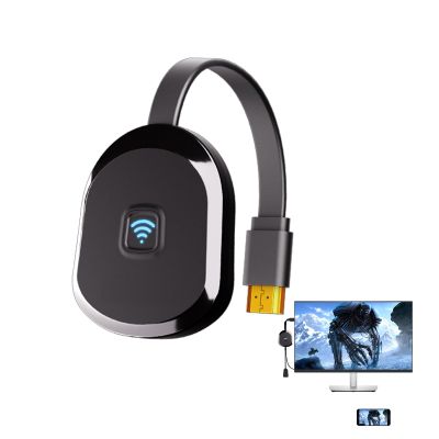 4K Wireless Display Adapter Dongle,TV Adapter for The APP YouTube,for i-Phone, i-Pad, Android, Tablet, Laptop,Windows to HDTV/Monitor/Projector, Compatible Miracast, AirPlay, DLNA