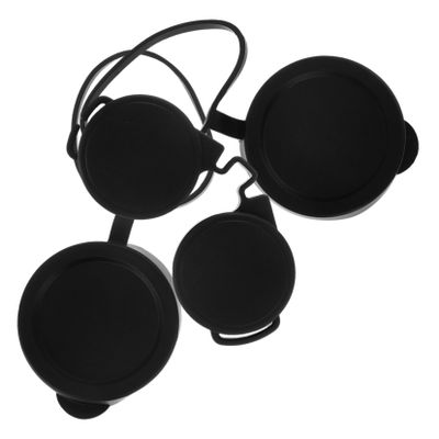GALPADA 3pcs Rubber Binocular Lens Covers Objective Eyepiece for Binoculars Easy to Install Lens Caps for Models