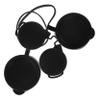 GALPADA 3pcs Rubber Binocular Lens Covers Objective Eyepiece for Binoculars Easy to Install Lens Caps for Models view 1