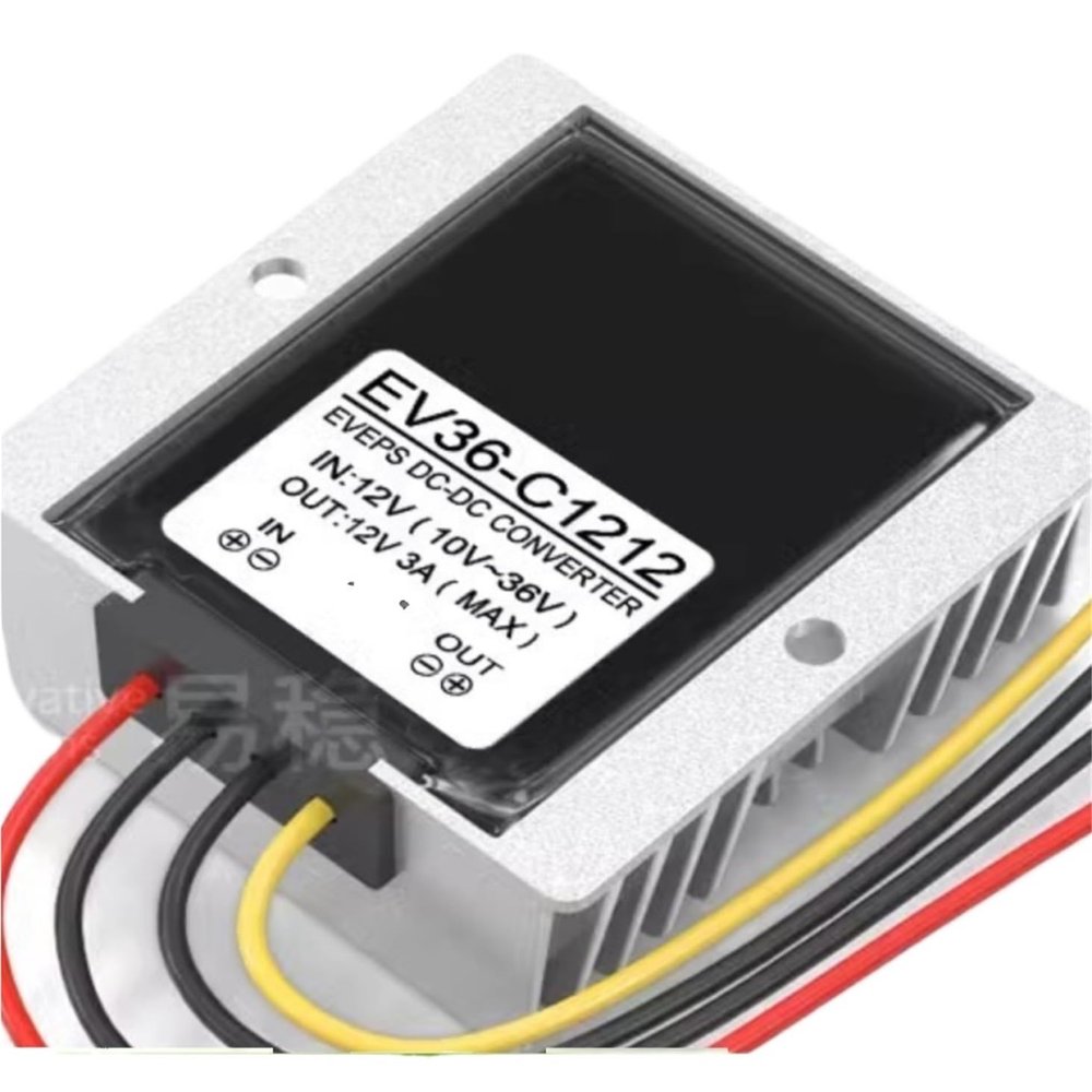 10-36V to 12V 3A DC Voltage Regulator 24V to 12V Power Supply 36V to 12V Step-Down 12V to 12V Module