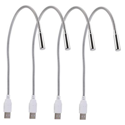 balacoo USB Keyboard Light Gooseneck Adjustable LED Computer Lamp for Eye Protection Portable Night Reading Light