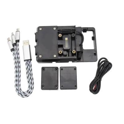 MLVBLPCYCA Motorcycle Cell Phone Mount for CRF1000L for Africa for Twin 2018-2020 2019 for CB500X 2018-2020 2019 10/12 Mm GPS Navigation Holder Mobile Phone Holder Motorcycle(B)
