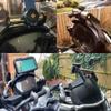 MLVBLPCYCA Motorcycle Cell Phone Mount for Tiger for TG3 for Tiger for Gen 3 Navigation Bracket Motorcycle Accessories GPS Phone Mount Bracket(B) view 3
