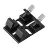 Dovetail with Locking Screw Guide Adapter Bracket Black view 1