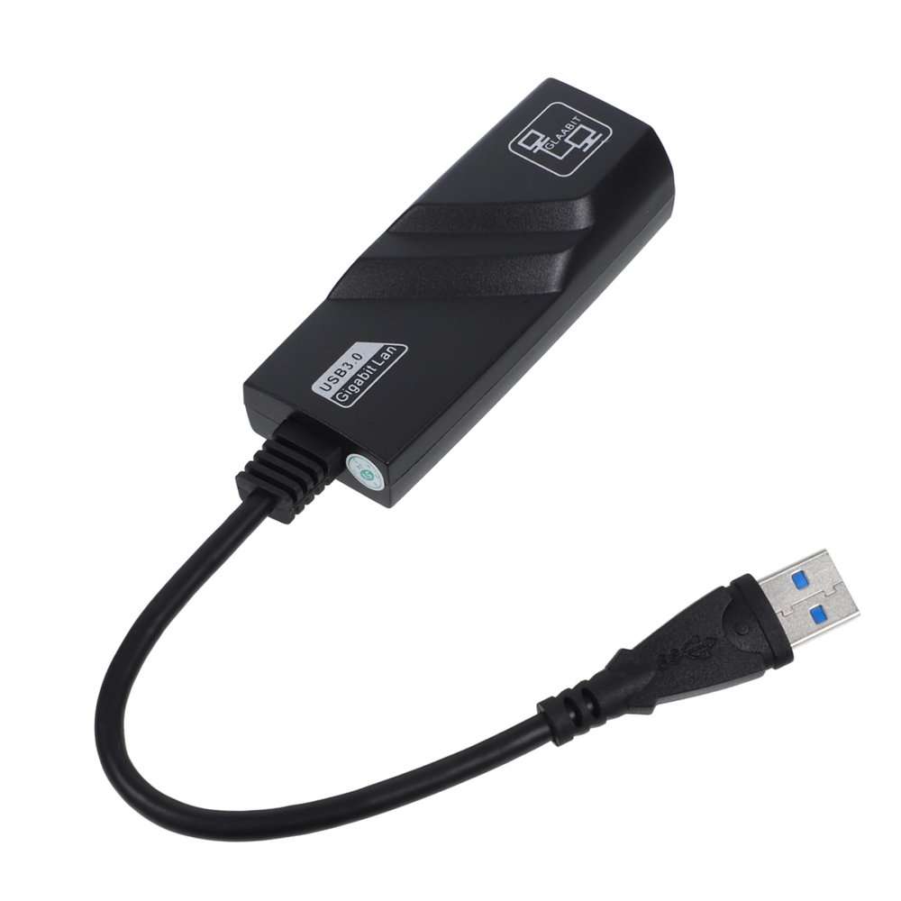KONTONTY 1000m USB Network Adapter USB to Ethernet Converter Speed Sleek Design Wide Compatibility