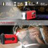 Emergency Hand Crank Radio, NOAA Weather Radio, 20000mAh Rechargeable Solar AM/FM Radio, Portable USB-C Fast Charger, Flashlight, Reading Lamp SOS Alarm for Hurricane Storm Camping Hiking (Red) view 4