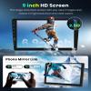 9 Inch Wireless Carplay Single Din Car Stereo,1080P Single Din Touch Screen Radio Support Wireless Android Auto Bluetooth 5.0 Backup Camera FM EQ Mirror Link USB Dual Mic SWC view 3