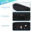 BOVKE Carrying Case for Beats Pill 2024 Portable Bluetooth Speaker, Protective Travel Case with Foam Padding and Mesh Pocket for New Beats Pill Accessories, Black view 4