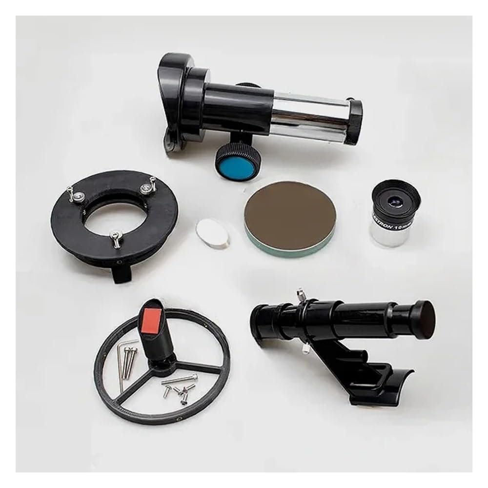 150F750 Astronomical Telescope Kit Primary Secondary Mirror Support Focuser Finderscope Assembly Accessories(150F750 5pcs Set B)