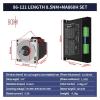 HBWLKJ01 Nema34 86HS121mm Stepper Motor Driver Kit 8.5NM DC48-80V/AC36-60V + Driver DM860H/MA860H(86x121 Motor MA860H) view 2