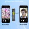 VEHICAR Bluetooth Camera Remote Control Shutter with Zoom & Front/Rear Switch - Wireless Video Scrolling for TikTok/YouTube, E-Book Page Turner - Rechargeable for iPhone & Android view 3