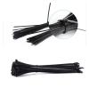 100 PCS Self-locking Plastic Nylon Cable Tie Black/white Cable Tie Fastening(Black,3x200mm) view 4