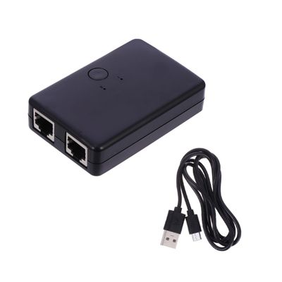 NUOBESTY Ethernet Selector Hub Network Splitter Extension Cable Portable Bi-Directional Design for Easy Device Connectivity No Power Required