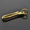 1PCS Brass Keychain Keyring Belt U Hook Wallet Chain Fish Hook view 3
