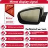 for BMW X5 M G05 E70 F15 F85 F95 2006-2025 Active Lane Change Assist Lane Change Warning Blind Spot Assist Detection LCW BSD System Side Mirror Rear Sensor Radar Plug and Play (77Ghz, BMW E70) view 4