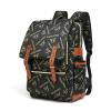 BAGFSHET Casual Daypack Lightweight Backpack Large Capacity Travel Backpack 16" Laptop College Bag (Black) view 1